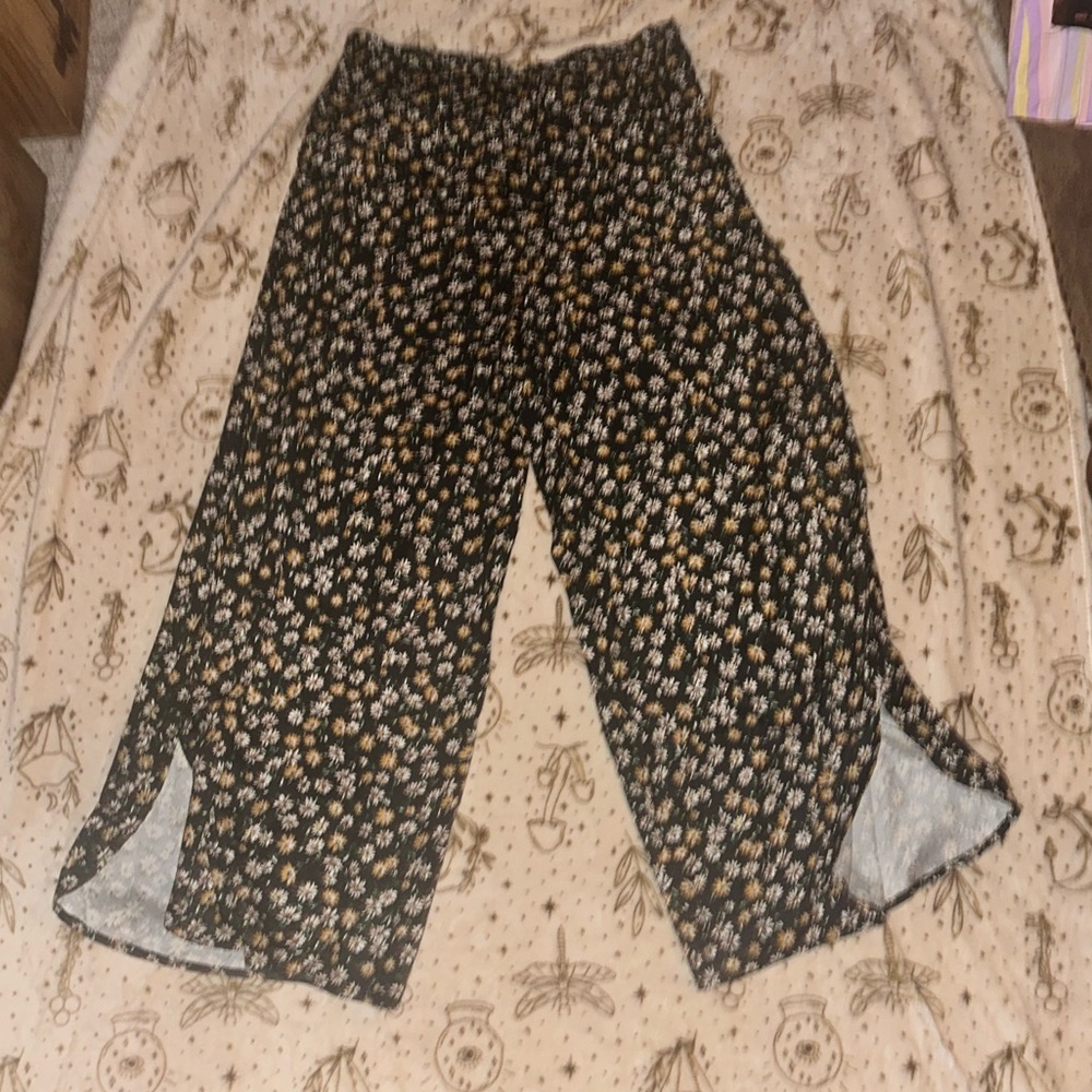 Philosophy Black Floral Trousers